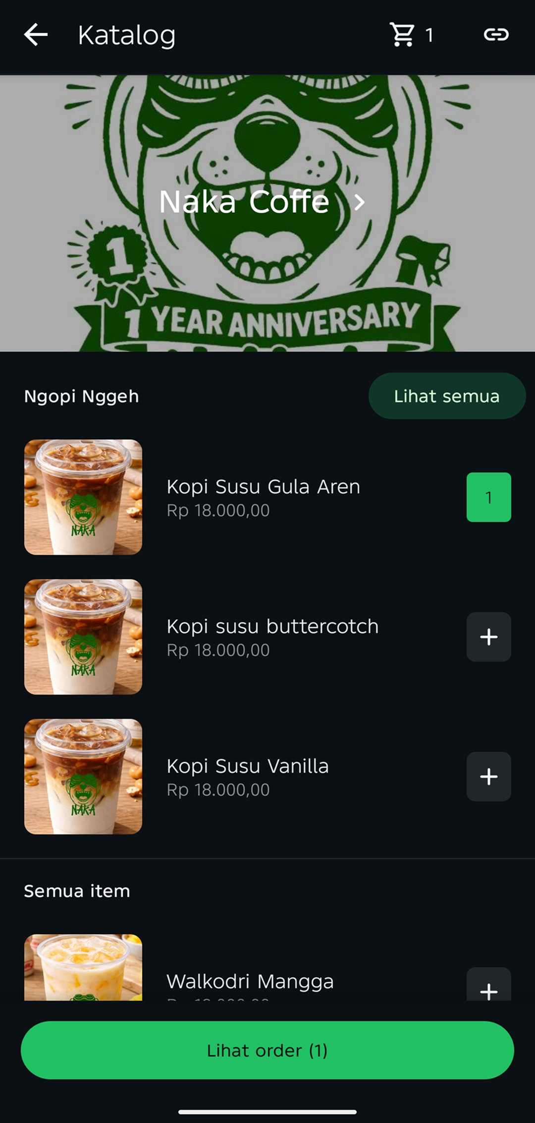 Panduan Pemesanan Naka Coffee